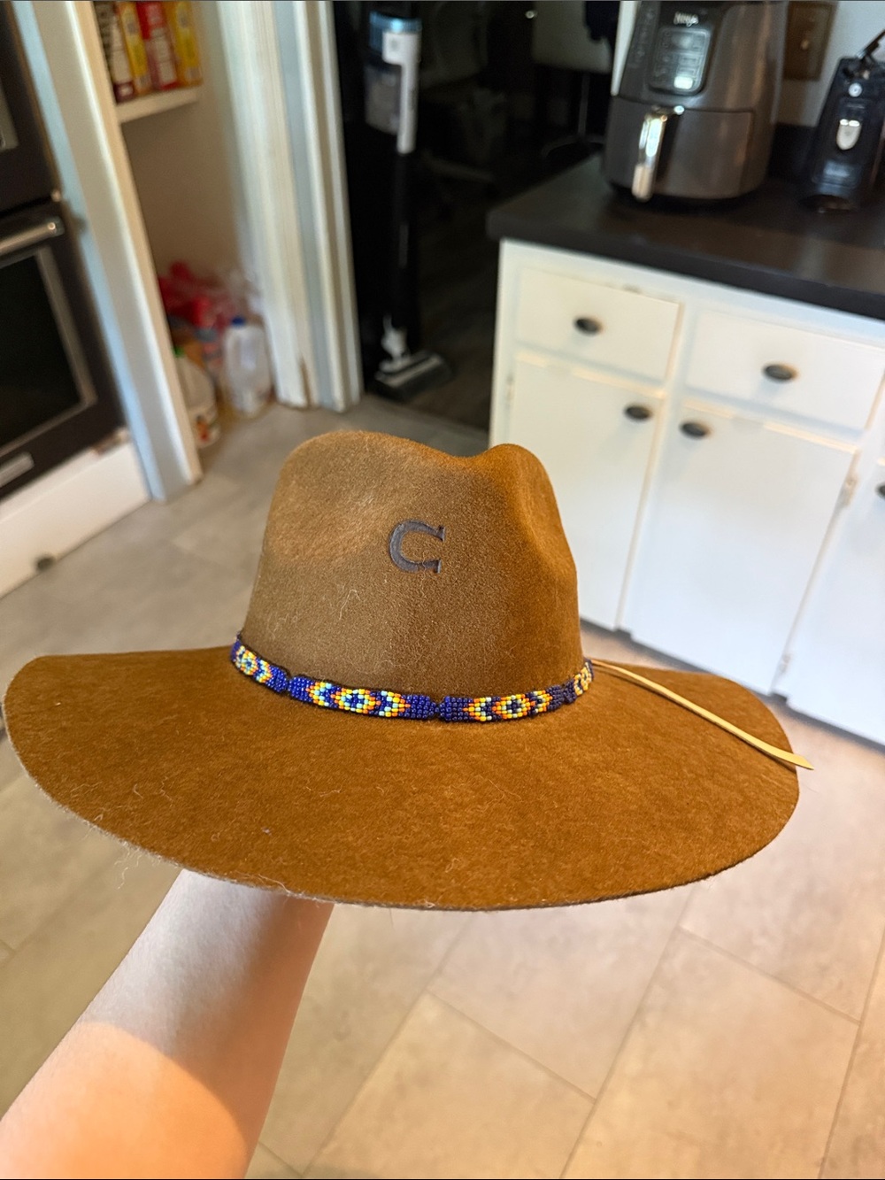 Charlie 1 Horse brown hat
